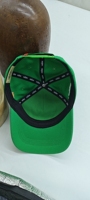 Sombrero de béisbol de ala curva de algodón estructurado de diseño simple con logotipo de bordado 3D personalizado y etiqueta personalizada