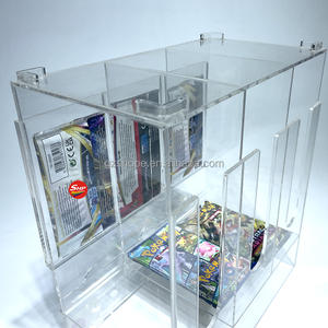 Estuche dispensador de tarjetas acrílico SHP con 3 ranuras para Pokemon TCG MTG Yugiho Card Acrylic Booster Pack <span class=keywords><strong>Dispenser</strong></span> Display Box - Product Image 4