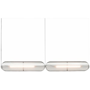 Lustre décoratif en acrylique de style nordique, design moderne et minimaliste, forme allongée, LED, hauteur réglable, protection des yeux - Product Image 5