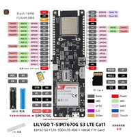 Module sans fil 4G LTE LILYGO TTGO T-SIM-7670G-S3 avec puce ESP32 pour carte de développement PCB, bobine PCBA, communication et réseau
