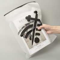 Sacs zip-lock givrés mats imprimés personnalisés de haute qualité Sacs à fermeture éclair en PVC pour vêtements