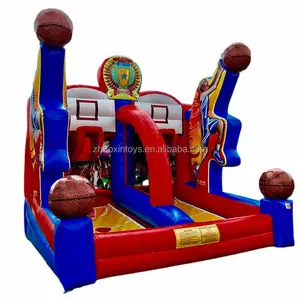 Exciting for 2 Inflatable Shooting Stars Basketball Game Interactive