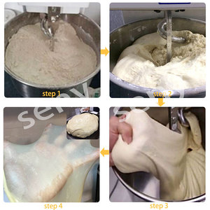 Nouvelle machine à pétrir automatique planétaire en acier inoxydable 304 pour le pain, les gâteaux, la pizza, les biscuits et les pâtes à biscuits - Product Image 2