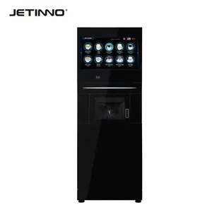 Espresso Auto Coffee Vending Machine Hot Cold Lid-auto Capping Qr Pay Cash Pay