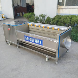 Automatisation haute efficacité manioc carotte gingembre pomme de terre lavage Machine à éplucher fruits et légumes Machine de nettoyage - Product Image 4