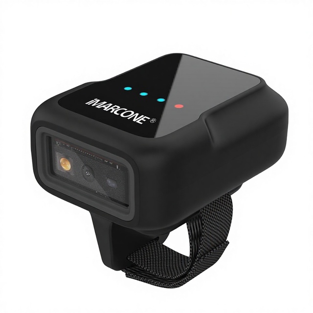 IMARCONE MC-6003RB Industrial 2D BT Wireless Ring Scanner CMOS Sensor Mini Wearable Lightweight Code Reader 1-Year Warranty