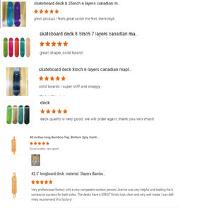 Skateboard Custom Printing Farbe 31 "32 Zoll 7-lagig Chinesisch Nordost kanadisch Ahorn Holz Deck Truck Wheels Grip Complete Skate - Product Image 5