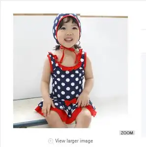 Conception de robe d'enfants de fournisseur de la Chine pour la photo ouverte de robe de point de natation de filles