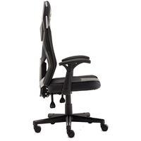 Chaise de jeu ergonomique pivotante à cinq étoiles en maille JR RACING pour PC, vente en gros