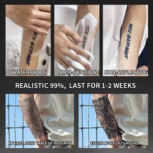 สักชั่วคราวรอยสักกึ่งถาวรกันน้ำกันเหงื่อใช้งานได้นาน2สัปดาห์รอยสักสมุนไพรป้องกันการเสียดสีสำหรับตัว<span class=keywords><strong>แขน</strong></span> - Product Image 5