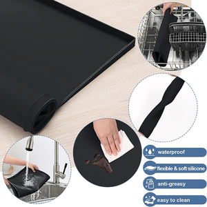 Couverture de protection pour <span class=keywords><strong>lave</strong></span>-<span class=keywords><strong>linge</strong></span> et sèche-<span class=keywords><strong>linge</strong></span> en silicone antidérapant, tapis imperméable pour la protection du dessus de <span class=keywords><strong>lave</strong></span>-<span class=keywords><strong>linge</strong></span>, pour la maison, la cuisine, la buanderie - Product Image 5