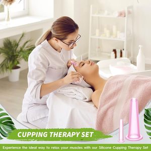 Vacuum <b>Cupping</b> Massage Set Silicone <b>Cupping</b> Cups - Product Image 5