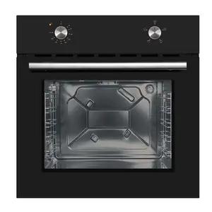 White Color Tempered Glass built-in ovens mini pyrolytic built-in Gas Electric oven