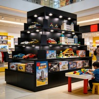 Exhibidores de Bloques de Construcción OEM, Vitrinas para Modelismo con Servicio de Diseño de Distribución de Tiendas