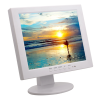 Couleur blanche écran carré de moniteur de TFT LCD VGA de 10.4 pouces moniteur de PC de 10 pouces LED 75 Hz