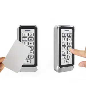 Lector de tarjetas sin contacto, teclado de Control de acceso independiente RFID de 125khz para sistema de Control de acceso de puerta, venta al por mayor