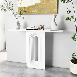 Nordico semplice stile in legno massello consolle tavolo moderno soggiorno mobili eleganti caratteristiche per <span class=keywords><strong>sala</strong></span> <span class=keywords><strong>da</strong></span> <span class=keywords><strong>pranzo</strong></span> a parete uso - Product Image 2