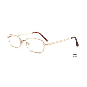 Óculos de corretor unissex para presbiopia, óculos de metal com armação quadrada, moda feminina e masculina, óculos de leitura transparente 81806 - Product Image 3