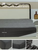 100% polyester vente en gros usine matelassé Premium doux respirant couvre-matelas imperméable lavable protège-matelas