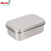 Nicety-caja de aperitivos portátil de acero inoxidable SUS 304, contenedor de alimentos respetuoso con el medio ambiente, multifunción, nuevo producto