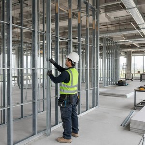 Matériaux de construction : Profilés en acier léger galvanisé pour cloisons sèches, montants en acier galvanisé pour plaques de plâtre - Product Image 4