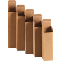 Vente directe du fabricant, petite boîte rectangulaire en carton ondulé pour cosmétiques et bijoux, impression de logo personnalisée écologique