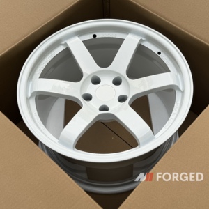 MN forgiato Volk Racing TE37 SL bianco 5x120 5x114.3 ruote sportive per auto cerchio 98MM 100MM 20MM 8J per M340i F80 E92 M3 F82 M4 modello S - Product Image 1
