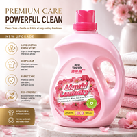 Détergent à lessive concentré floral de haute qualité pour machine à laver, élimination des taches, désodorisation, vente en gros d'usine 5L OEM ODM