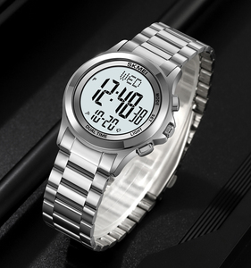 סיטונאי חדש 2271 skmei עמיד למים relojes hombre persalizado נירוסטה יוקרה דיגיטלי יוקרתי לגברים שעון זהב - Product Image 2