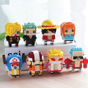 Figuras de Juguete HESPER, Mini Bloques de Construcción, LUFFY, ZORO, NAMI, SANJI, Uchiha Sasuke, <span class=keywords><strong>Uzumaki</strong></span> Sakura, Figuras de Anime de PVC para Niños - Product Image 2
