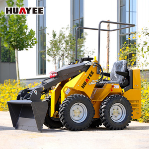 Minicargadora 4x4 de Servicio Pesado con Ruedas de Oruga, Certificación CE EPA, para Hogar y Jardín, con Cucharón, Zanjadora y Arado Rotatorio, Fácil de Usar, Envío Gratuito desde China - Product Image 4