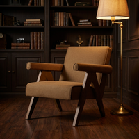 Canapé en tissu haut de gamme pour hôtel moderne, mobilier de loisirs d'intérieur, chaise longue de salon avec structure en bois