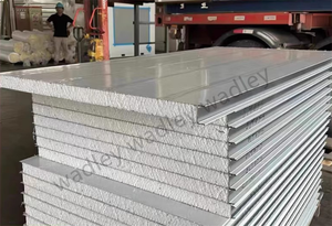 Línea de Producción de Paneles Sándwich de Poliuretano Totalmente Automática, Máquina para Fabricar Paneles de Pared Sándwich - Product Image 6