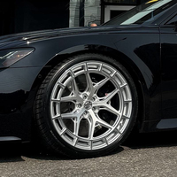 Jantes de voiture forgées SRD personnalisées en argent 16 17 18 19 20 pouces 5x114.3 5x120 5x112 pour Camaro Challenger Tesla