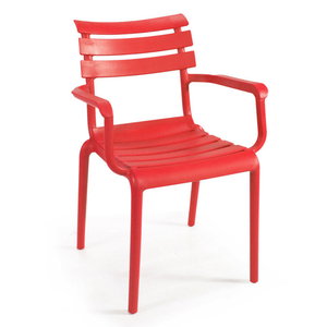 <span class=keywords><strong>Fauteuil</strong></span> contemporain empilable en <span class=keywords><strong>plastique</strong></span> PP coloré pour l'extérieur, jardin, cour, restaurant, cuisine, hôtel, parc - Extérieur - Product Image 3