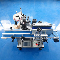 Machine d'étiquetage automatique de bureau pour bouteilles rondes, applicateur d'étiquettes simple face pour bouteilles en verre, en plastique et canettes métalliques