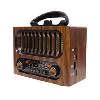 Radio rétro M-1930BT AM/FM avec lecteur MP3, ports TF/USB/Aux, haut-parleur, scanner de canaux, recherche automatique multifonction