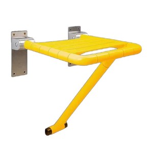 Wankang <b>Folding</b> Shower <b>Stool</b> Wall Mounted Plastic Safety Seat For Bathroom - Product Image 5