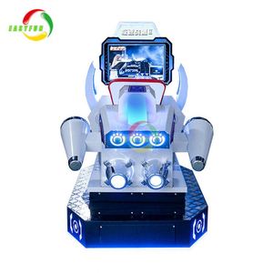 Máquina de Videojuegos Arcade de Aviones para Niños, Operada con Monedas, Juegos de Disparos con Movimiento - Product Image 1