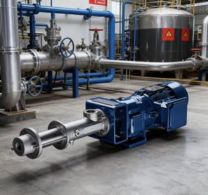 Pompe doseuse à vis Seepex D pour l'industrie des biocarburants, fluides à haute viscosité, moteur antidéflagrant, économie d'énergie, antidéflagrant Pu - Product Image 4