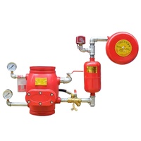 Vanne d'alarme à rainure DN150 en acier inoxydable flexible pour système d'hydrant, équipement de protection incendie