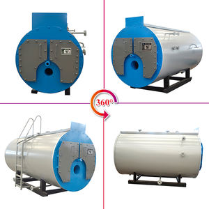 Chaudière à vapeur au <span class=keywords><strong>gaz</strong></span> 1-20 tonnes, <span class=keywords><strong>gaz</strong></span> naturel/GPL, haute efficacité, contrôle PLC, acier au carbone, horizontale, industrielle - Product Image 3