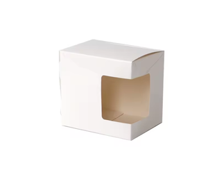 Boîte à tasses pliable blanche vierge pour sublimation, impression personnalisée de logo privé - Product Image 3