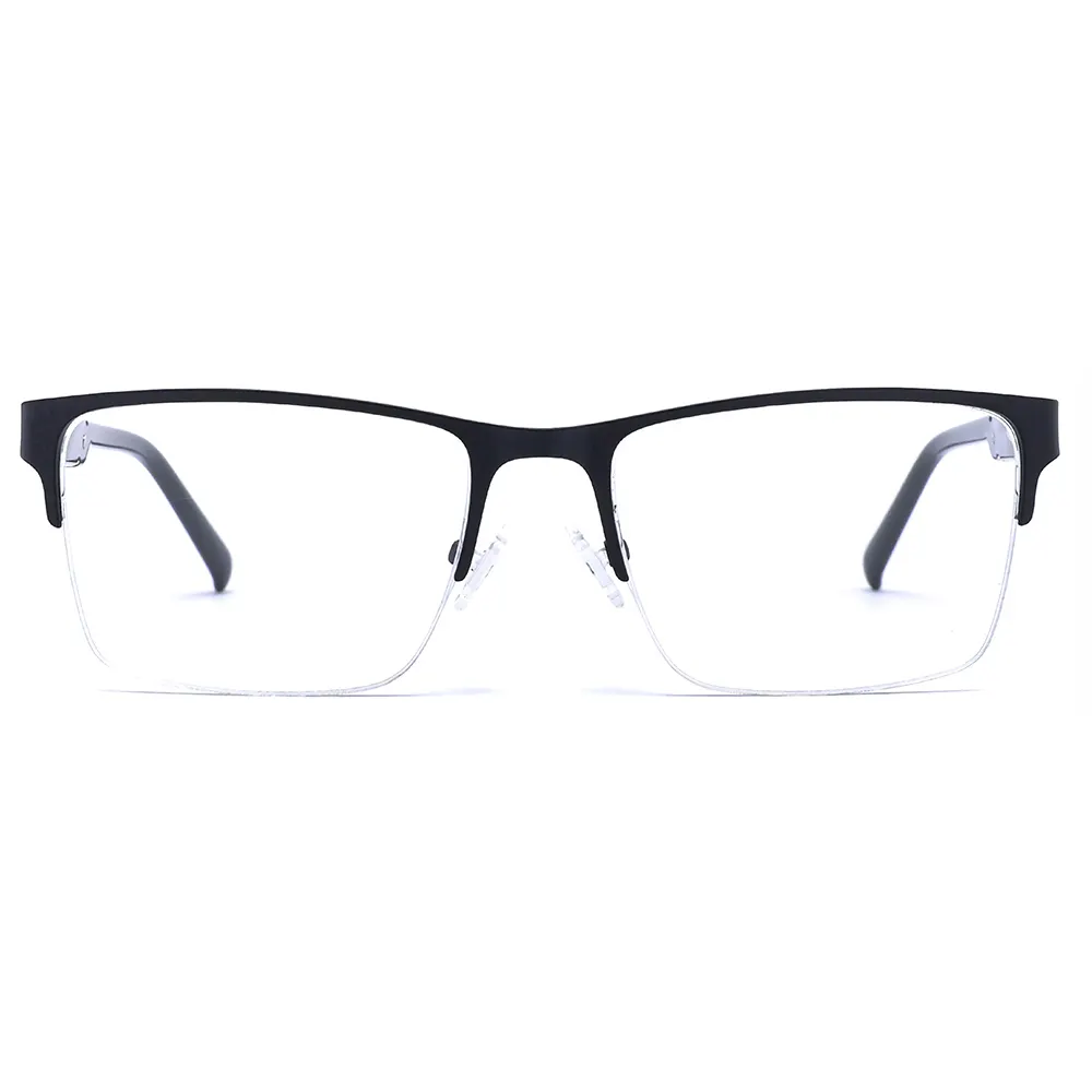 Kacamata pria setengah bingkai harga pabrik kacamata bingkai logam