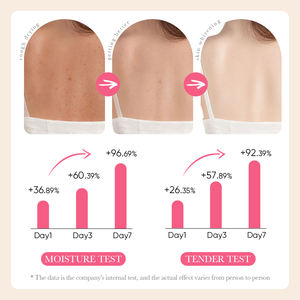 Loción Hidratante de piel seca de etiqueta privada, crema de hielo vegana orgánica limpiada para el cuerpo, glúteos, blanqueamiento de miel, melocotón, mantequilla corporal batida - Product Image 4