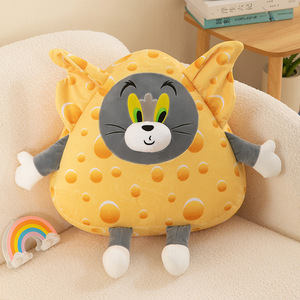 <span class=keywords><strong>Coussin</strong></span> en peluche <span class=keywords><strong>Chat</strong></span> et Souris de Dessin Animé avec Fromage, Adorable <span class=keywords><strong>Coussin</strong></span> Animal Rembourré, Décoration de Canapé, Cadeau <span class=keywords><strong>pour</strong></span> Enfants - Product Image 6