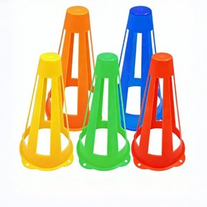 Conos de Agilidad de 23cm con Logo para Deportes, Obstáculos Planos, Fútbol, Conos de Viento, Conos de Agilidad Tubulares para Patinaje y Otros Usos - Product Image 1