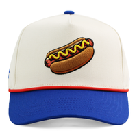 Casquette de baseball HBA54 tendance bicolore à 5 panneaux, broderie 3D personnalisée en usine, unisexe, pour le sport et les loisirs, en coton
