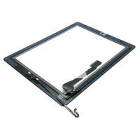Layar Sentuh Grosir untuk iPad 4 A1458 A1459 A1460 Kaca Layar Sentuh dengan Tombol Home Stiker 3M Harga Pabrik