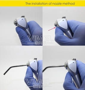 Tandheelkundige Stoel Unit Drievoudige Spuit Handstuk Roestvrij Staal 3-weg Lucht Waterspray 2 Nozzles Tips Tubes Tandarts Tool - Product Image 6